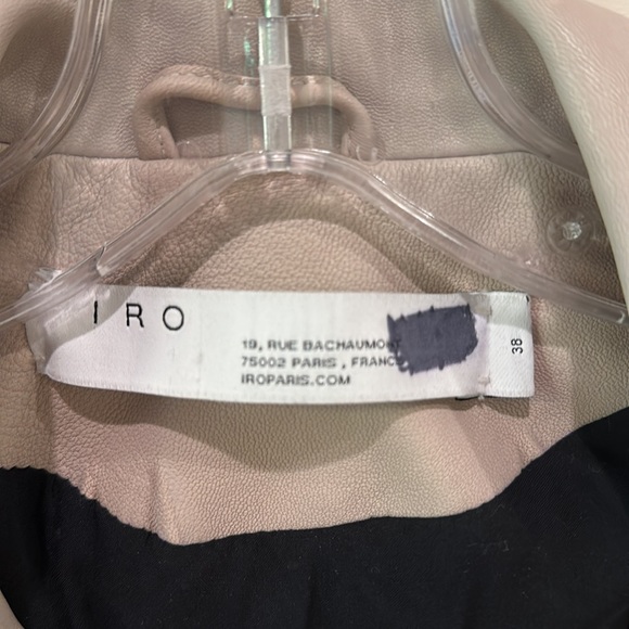 IRO Leather Jacket EU 38 - Picture 2 of 11
